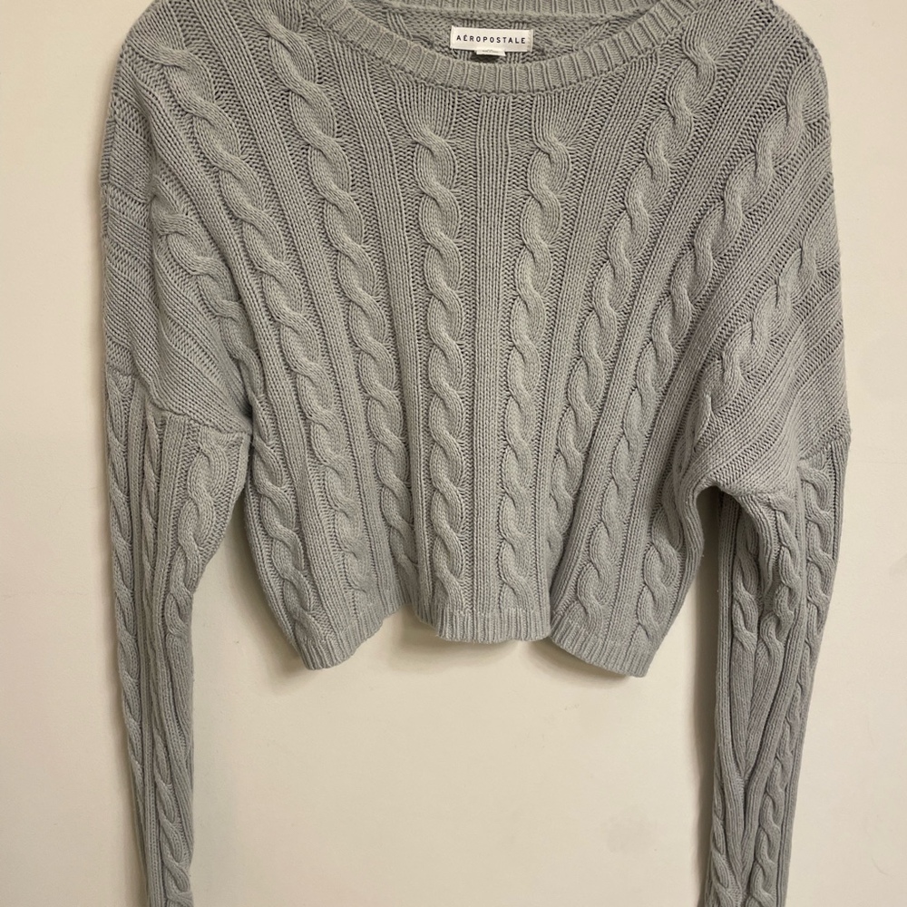 Aeropostale Gray Sweater Size Small